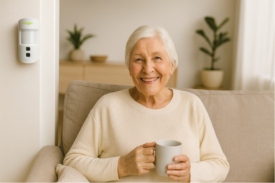 Cómo nuestra alarma para hogar puede marcar la diferencia en la vida de una persona mayor