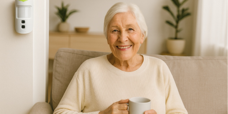 Cómo nuestra alarma para hogar puede marcar la diferencia en la vida de una persona mayor